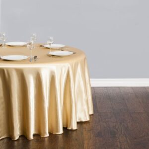 Satin Table Linen- Gold