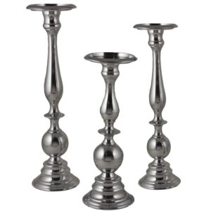 Candle Holders- Silver