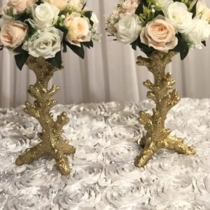 Tree-like Gold Centerpieces