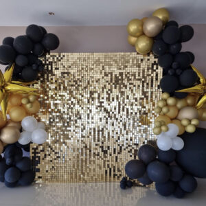 Gold Glitter Shimmer Backdrop