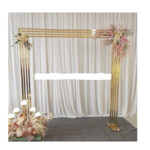Shiny Gold Backdrop Stand
