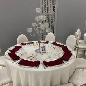 12 Heads Centrepiece - Silver